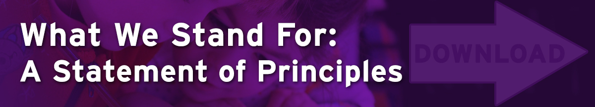 What We Stand For A Statement of Principles - click to download